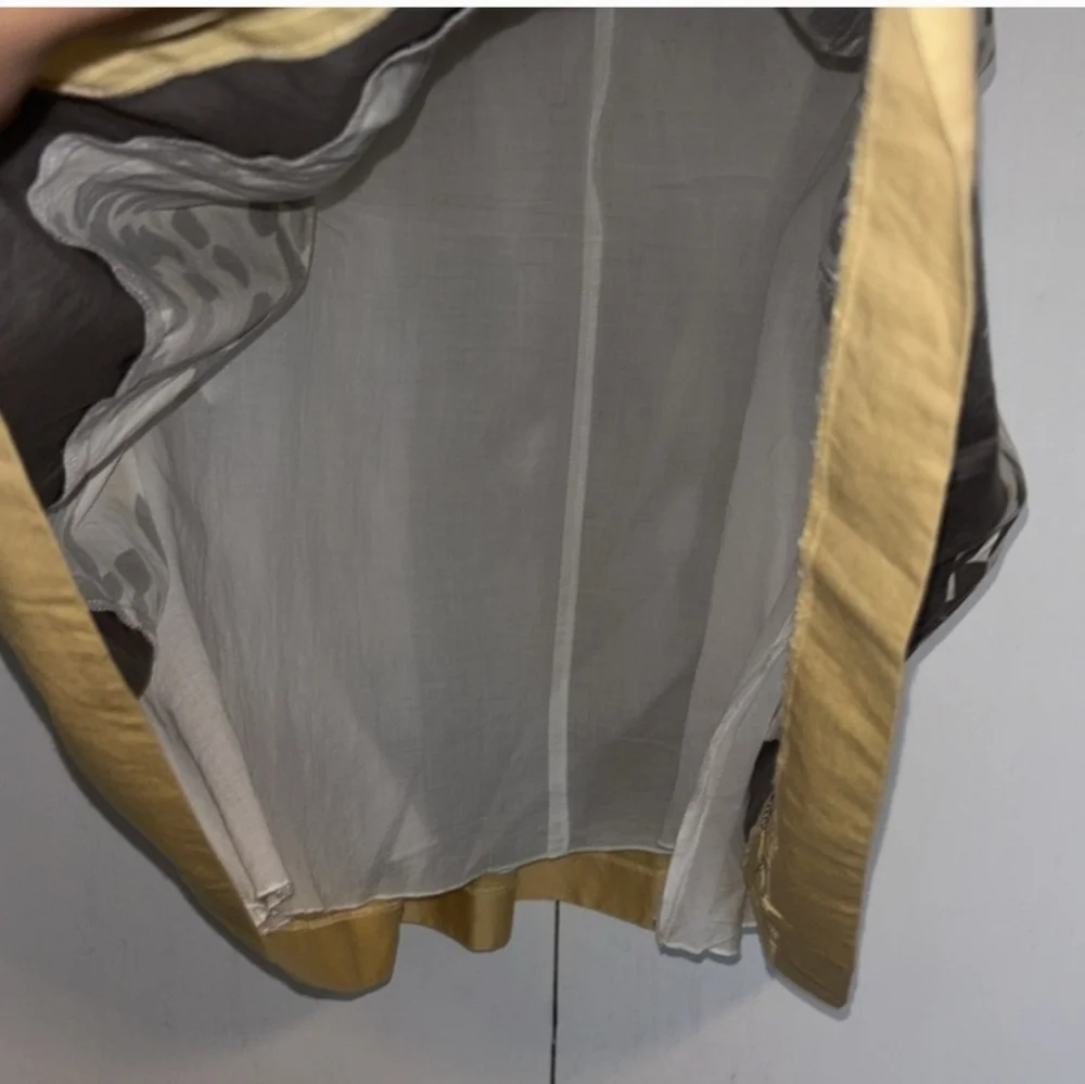 Flower Field A-line Floral-Print Midi Skirt" -  Sz 2 - Picture 6 of 9